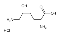 (2S,5S)-2,6-diamino-5-hydroxyhexanoic acid,hydrochloride CAS:93923-90-1 manufacturer & supplier