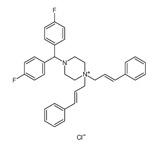 Piperazinium, 4-[bis(4-fluorophenyl)methyl]-1,1-bis(3-phenyl-2-propen-1-yl)-, chloride CAS:95062-18-3 manufacturer & supplier