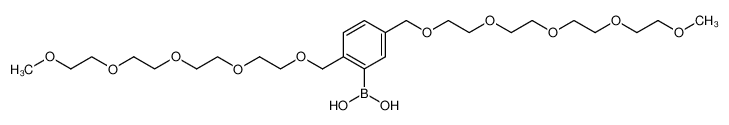 [2,5-bis[2-[2-[2-(2-methoxyethoxy)ethoxy]ethoxy]ethoxymethyl]phenyl]boronic acid CAS:957121-01-6 manufacturer & supplier