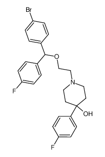 1-(2-(4-bromo-4'-fluorobenzhydryloxy)ethyl)-4-(4-fluorophenyl)piperidin-4-ol CAS:96122-83-7 manufacturer & supplier