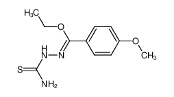 4-methoxy-N'-thiocarbamoyl-benzohydrazonic acid ethyl ester CAS:96134-01-9 manufacturer & supplier