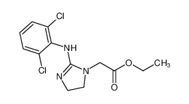 ethyl 2-(2-((2,6-dichlorophenyl)amino)-4,5-dihydro-1H-imidazol-1-yl)acetate CAS:96137-95-0 manufacturer & supplier