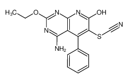 4-Amino-2-ethoxy-5-phenyl-6-thiocyanato-pyrido[2,3-d]pyrimidin-7-ol CAS:96142-74-4 manufacturer & supplier