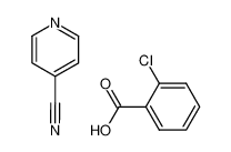 2-Chloro-benzoic acid; compound with isonicotinonitrile CAS:96144-95-5 manufacturer & supplier