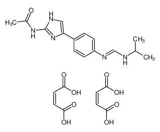 (E)-N-(4-(4-(((isopropylamino)methylene)amino)phenyl)-1H-imidazol-2-yl)acetamide dimaleate CAS:96154-06-2 manufacturer & supplier