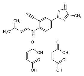 (E)-N-(2-cyano-4-(2-methyl-1H-imidazol-4-yl)phenyl)-N'-isopropylformimidamide dimaleate CAS:96154-12-0 manufacturer & supplier