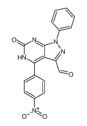 4-(4-nitrophenyl)-6-oxo-1-phenyl-5,6-dihydro-1H-pyrazolo[3,4-d]pyrimidine-3-carbaldehyde CAS:96160-38-2 manufacturer & supplier