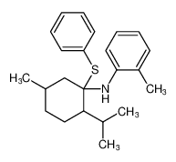 N-(2-isopropyl-5-methyl-1-(phenylthio)cyclohexyl)-2-methylaniline CAS:96160-66-6 manufacturer & supplier