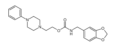 benzo[1,3]dioxol-5-ylmethyl-carbamic acid 2-(4-phenyl-piperazin-1-yl)-ethyl ester CAS:96167-24-7 manufacturer & supplier