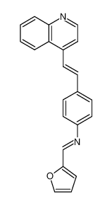 N-furfurylidene-4-(2-quinolin-4-yl-vinyl)-aniline CAS:96168-21-7 manufacturer & supplier