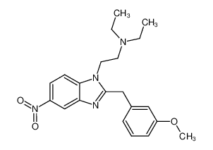 diethyl-{2-[2-(3-methoxy-benzyl)-5-nitro-benzoimidazol-1-yl]-ethyl}-amine CAS:96168-49-9 manufacturer & supplier