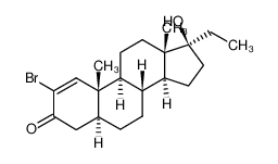 2-Brom-17β-hydroxy-17α-aethyl-5α-androsten-(1)-on-(3) CAS:96171-95-8 manufacturer & supplier