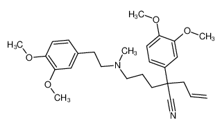 Allyl-(3,4-dimethoxy-phenyl)-(3-(methyl-homoveratyl-amin)propyl)-acetonitril CAS:96176-74-8 manufacturer & supplier