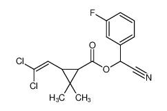 cyano(3-fluorophenyl)methyl 3-(2,2-dichlorovinyl)-2,2-dimethylcyclopropane-1-carboxylate CAS:96183-15-2 manufacturer & supplier