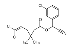 (3-chlorophenyl)(cyano)methyl 3-(2,2-dichlorovinyl)-2,2-dimethylcyclopropane-1-carboxylate CAS:96183-16-3 manufacturer & supplier