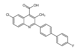 6-chloro-2-(4'-fluoro-[1,1'-biphenyl]-4-yl)-3-methylquinoline-4-carboxylic acid CAS:96187-48-3 manufacturer & supplier