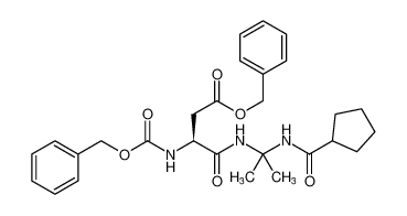 benzyl (S)-3-(((benzyloxy)carbonyl)amino)-4-((2-(cyclopentanecarboxamido)propan-2-yl)amino)-4-oxobutanoate CAS:96188-31-7 manufacturer & supplier