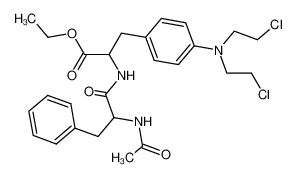 2-(2-Acetylamino-3-phenyl-propionylamino)-3-{4-[bis-(2-chloro-ethyl)-amino]-phenyl}-propionic acid ethyl ester CAS:96192-13-1 manufacturer & supplier