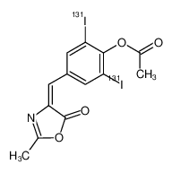 4-(4-acetoxy-3,5-di[131I]iodo-benzylidene)-2-methyl-4H-oxazol-5-one CAS:96195-90-3 manufacturer & supplier