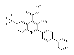 sodium 2-([1,1'-biphenyl]-4-yl)-3-methyl-6-(trifluoromethyl)quinoline-4-carboxylate CAS:96202-16-3 manufacturer & supplier