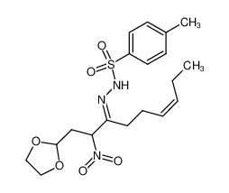 (Z)-1-(1,3-dioxolan-2-yl)-2-nitronon-6-en-3-one p-toluenesulfonylhydrazone CAS:96202-73-2 manufacturer & supplier