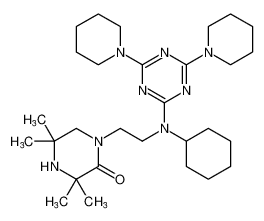 1-(2-(cyclohexyl(4,6-di(piperidin-1-yl)-1,3,5-triazin-2-yl)amino)ethyl)-3,3,5,5-tetramethylpiperazin-2-one CAS:96204-34-1 manufacturer & supplier