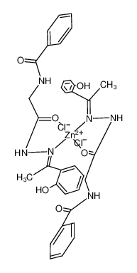 dichlorobis[o-hydroxyacetophenone (N-benzoyl)glycylhydrazone]zinc(II) CAS:96209-69-7 manufacturer & supplier