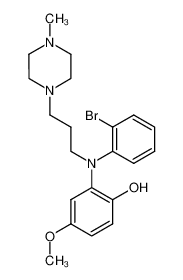 2-{2-bromo-N-[3-(4-methyl-piperazin-1-yl)-propyl]-anilino}-4-methoxy-phenol CAS:96213-98-8 manufacturer & supplier