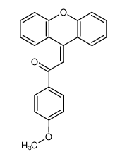 1-(4-methoxy-phenyl)-2-xanthen-9-ylidene-ethanone CAS:96214-47-0 manufacturer & supplier