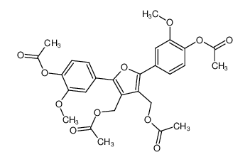 2,5-bis-(4-acetoxy-3-methoxy-phenyl)-3,4-bis-acetoxymethyl-furan CAS:96215-34-8 manufacturer & supplier