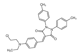 4-{4-[(2-chloro-ethyl)-ethyl-amino]-benzylidene}-1,2-di-p-tolyl-pyrazolidine-3,5-dione CAS:96216-74-9 manufacturer & supplier