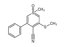 1-Methyl-3-methylsulfanyl-1-oxo-5-phenyl-1λ6-thiopyran-4-carbonitrile CAS:96220-48-3 manufacturer & supplier