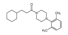 Piperazine, 1-(3-cyclohexyl-1-oxopropyl)-4-(2,6-dimethylphenyl)- CAS:96221-63-5 manufacturer & supplier