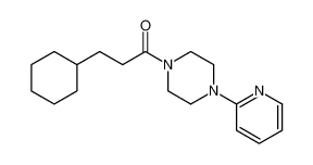 Piperazine, 1-(3-cyclohexyl-1-oxopropyl)-4-(2-pyridinyl)- CAS:96221-77-1 manufacturer & supplier