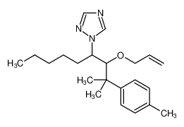 1-(3-(allyloxy)-2-methyl-2-(p-tolyl)nonan-4-yl)-1H-1,2,4-triazole CAS:96232-09-6 manufacturer & supplier