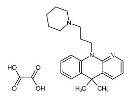 5,5-Dimethyl-10-(3-piperidin-1-yl-propyl)-5,10-dihydro-benzo[b][1,8]naphthyridine; compound with oxalic acid CAS:96233-13-5 manufacturer & supplier