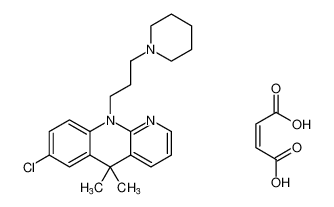 7-chloro-5,5-dimethyl-10-(3-(piperidin-1-yl)propyl)-5,10-dihydrobenzo[b][1,8]naphthyridine maleate CAS:96233-20-4 manufacturer & supplier