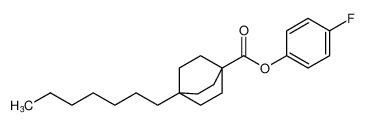 Bicyclo[2.2.2]octane-1-carboxylic acid, 4-heptyl-, 4-fluorophenyl ester CAS:96235-50-6 manufacturer & supplier