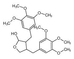 2-Furanol, tetrahydro-3,4-bis[(3,4,5-trimethoxyphenyl)methyl]- CAS:96238-92-5 manufacturer & supplier