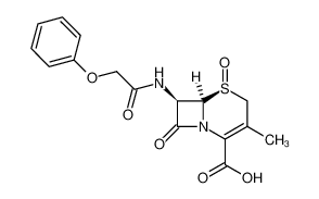 7-(phenoxyacetamido)deacetoxycephalosporanic acid 1β-oxide CAS:96244-43-8 manufacturer & supplier