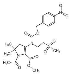 1-acetyl-5,5-dimethyl-2-(methoxycarbonyl)-3-((2-(methylsulfonyl)ethyl)(((p-nitrobenzyl)oxy)carbonyl)amino)-2-pyrroline CAS:96246-71-8 manufacturer & supplier