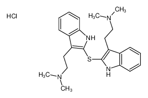 2,2'-bis(3-(2-N,N-dimethylaminoethyl)indolyl)sulfide Hydrochloride CAS:96249-78-4 manufacturer & supplier