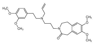 3-(3-{Allyl-[2-(3,4-dimethoxy-phenyl)-ethyl]-amino}-propyl)-7,8-dimethoxy-1,3,4,5-tetrahydro-benzo[d]azepin-2-one CAS:96254-90-9 manufacturer & supplier