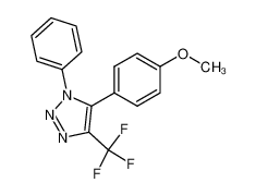 5-(4-Methoxy-phenyl)-1-phenyl-4-trifluoromethyl-1H-[1,2,3]triazole CAS:96256-61-0 manufacturer & supplier