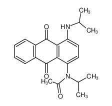 N-Acetyl-1.4-bis-isopropylamino-anthrachinon CAS:96261-16-4 manufacturer & supplier