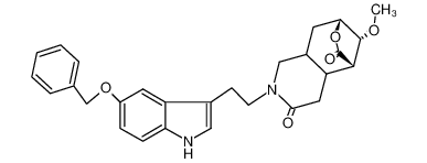 2-[2-(5-benzyloxy-indol-3-yl)-ethyl]-10syn-methoxy-(4ac,9ac)-hexahydro-5r,8c-methano-oxepino[4,5-c]pyridine-3,6-dione CAS:96264-44-7 manufacturer & supplier