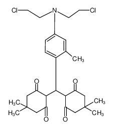 2,2'-((4-(bis(2-chloroethyl)amino)-2-methylphenyl)methylene)bis(5,5-dimethylcyclohexane-1,3-dione) CAS:96270-61-0 manufacturer & supplier