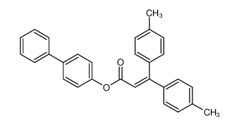 3,3-di-p-tolyl-acrylic acid biphenyl-4-yl ester CAS:96273-06-2 manufacturer & supplier