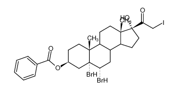 5,6-Dibrom-21-jod-17α-hydroxy-3β-benzoyloxy-pregnanon-(20) v. F=160grad (Zers.) CAS:96275-35-3 manufacturer & supplier