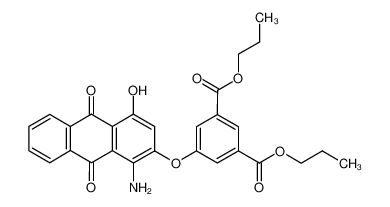 5-(1-Amino-4-hydroxy-9,10-dioxo-9,10-dihydro-anthracen-2-yloxy)-isophthalic acid dipropyl ester CAS:96278-06-7 manufacturer & supplier